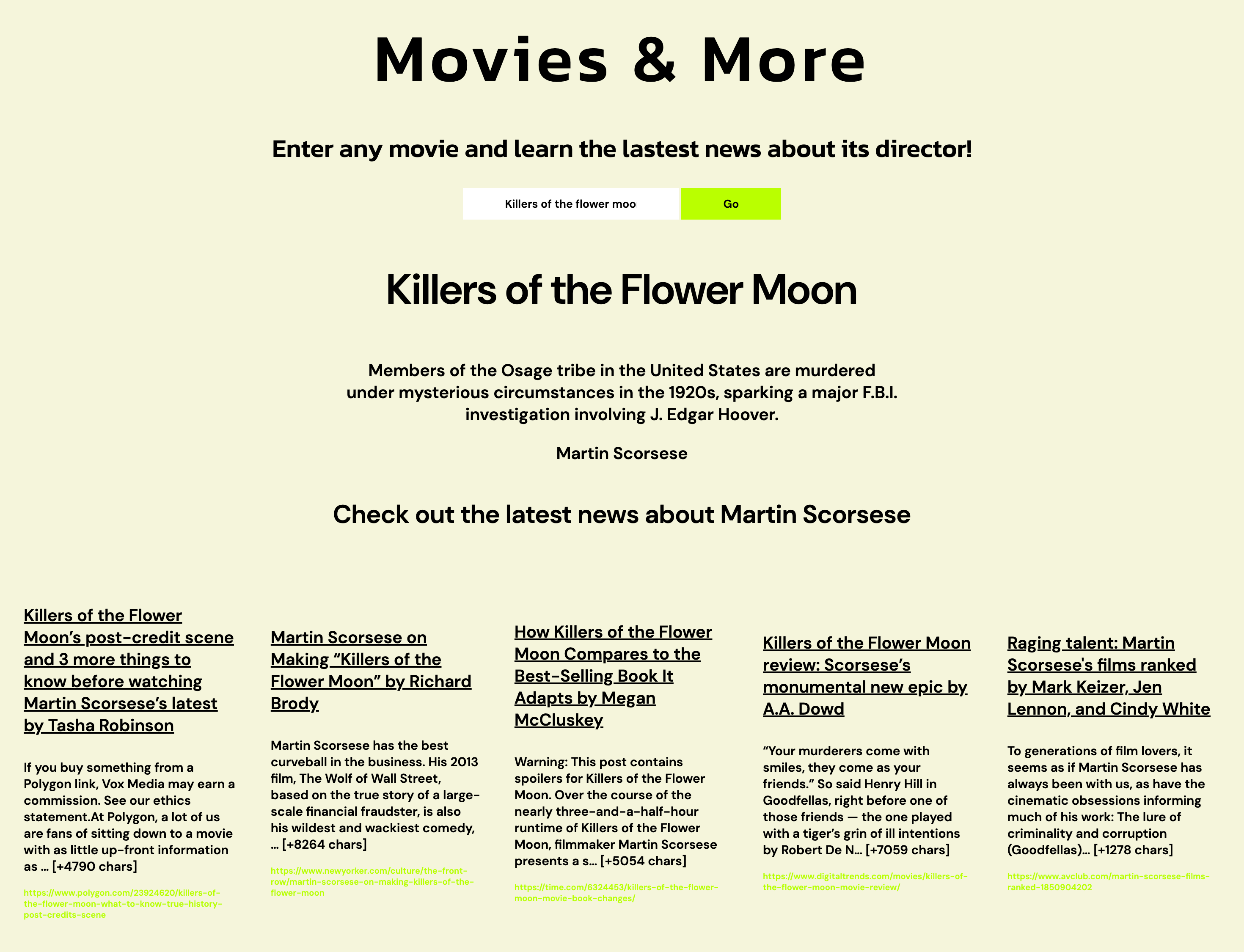 Movies and More